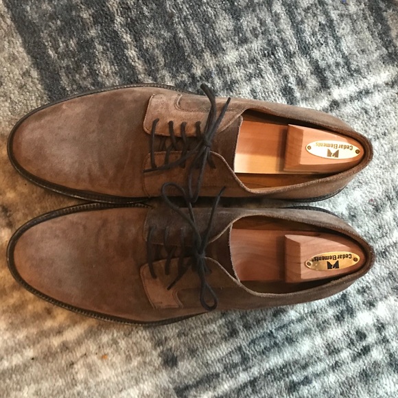 Barney’s Lug-Soled Suede Oxford - 12 - Picture 8 of 8